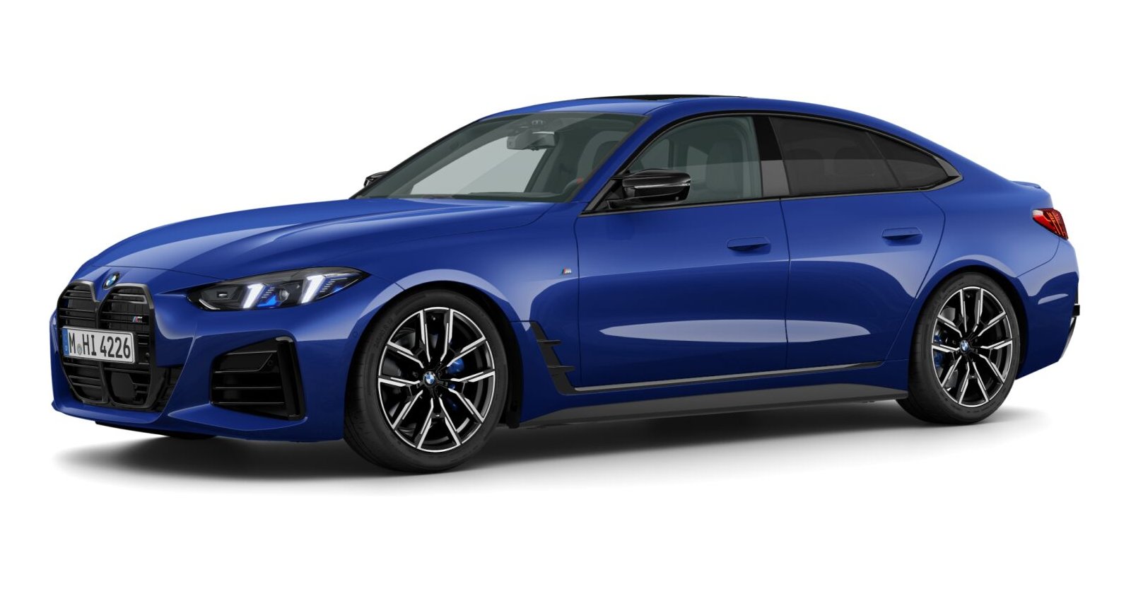 BMW BMW 4er in Blau von vorne