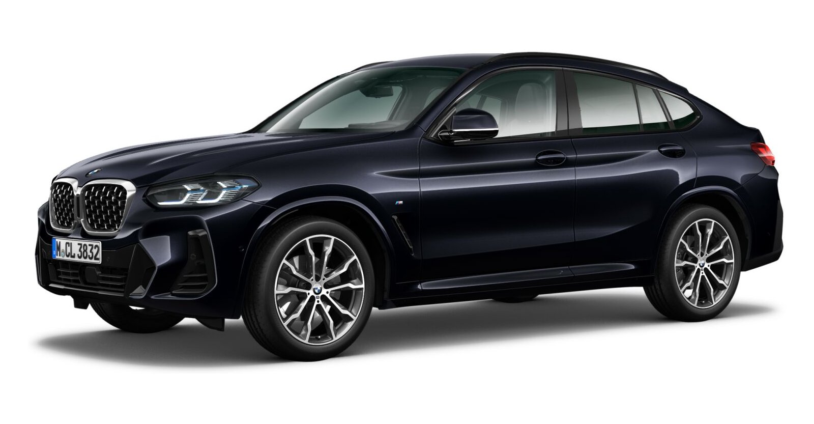 BMW BMW X in Schwarz von vorne