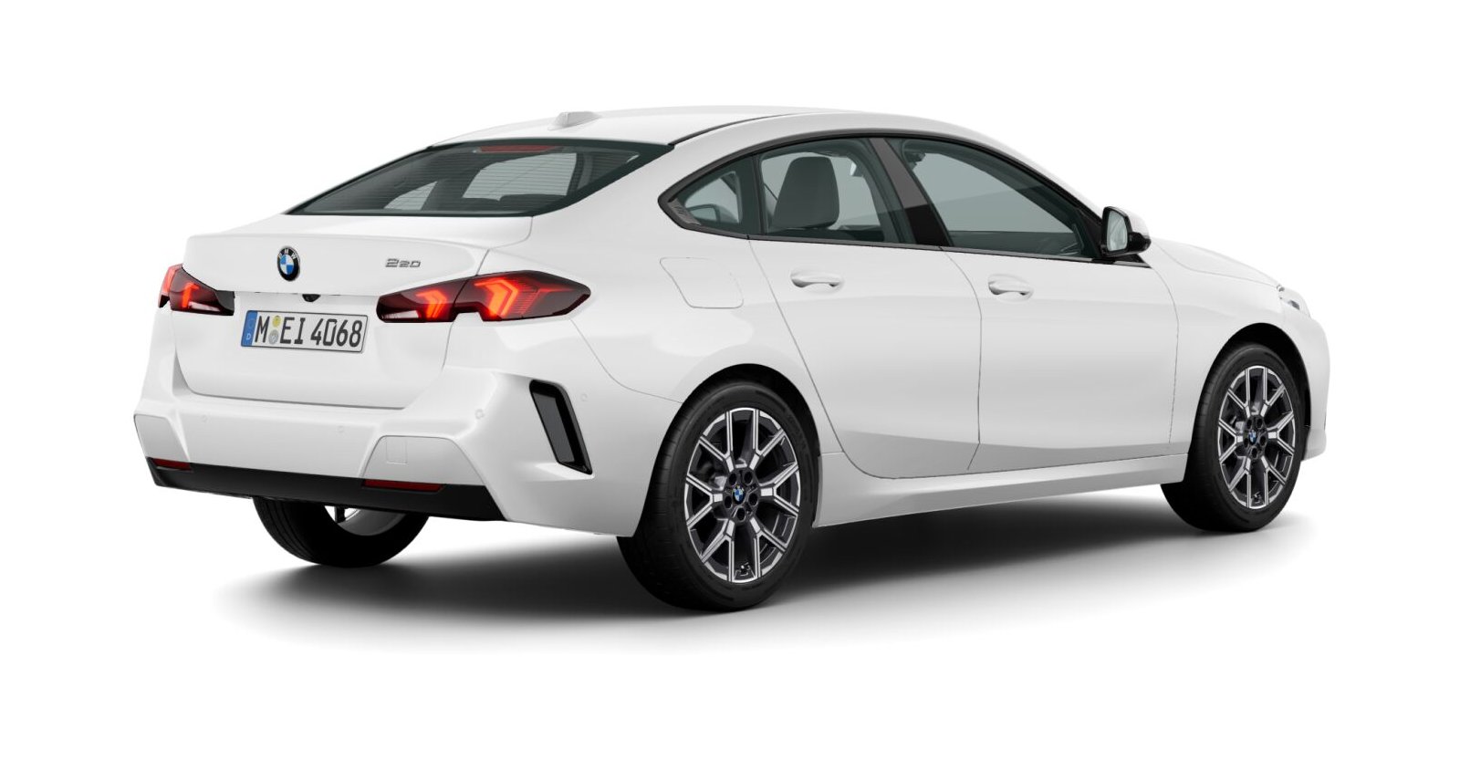 BMW BMW 2er in Weiß von hinten