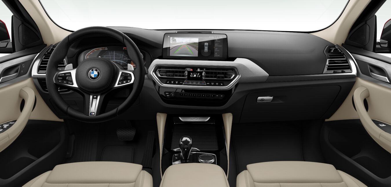 BMW BMW X im Innenraum von vorne