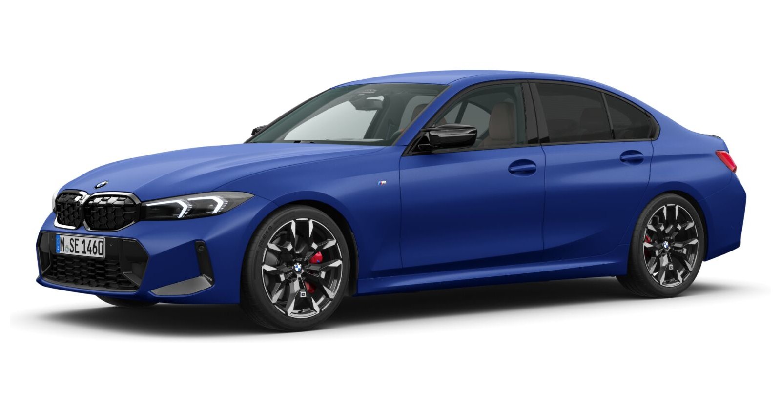 BMW BMW 3er in Blau von vorne BMW BMW 3er in Blau von vorne