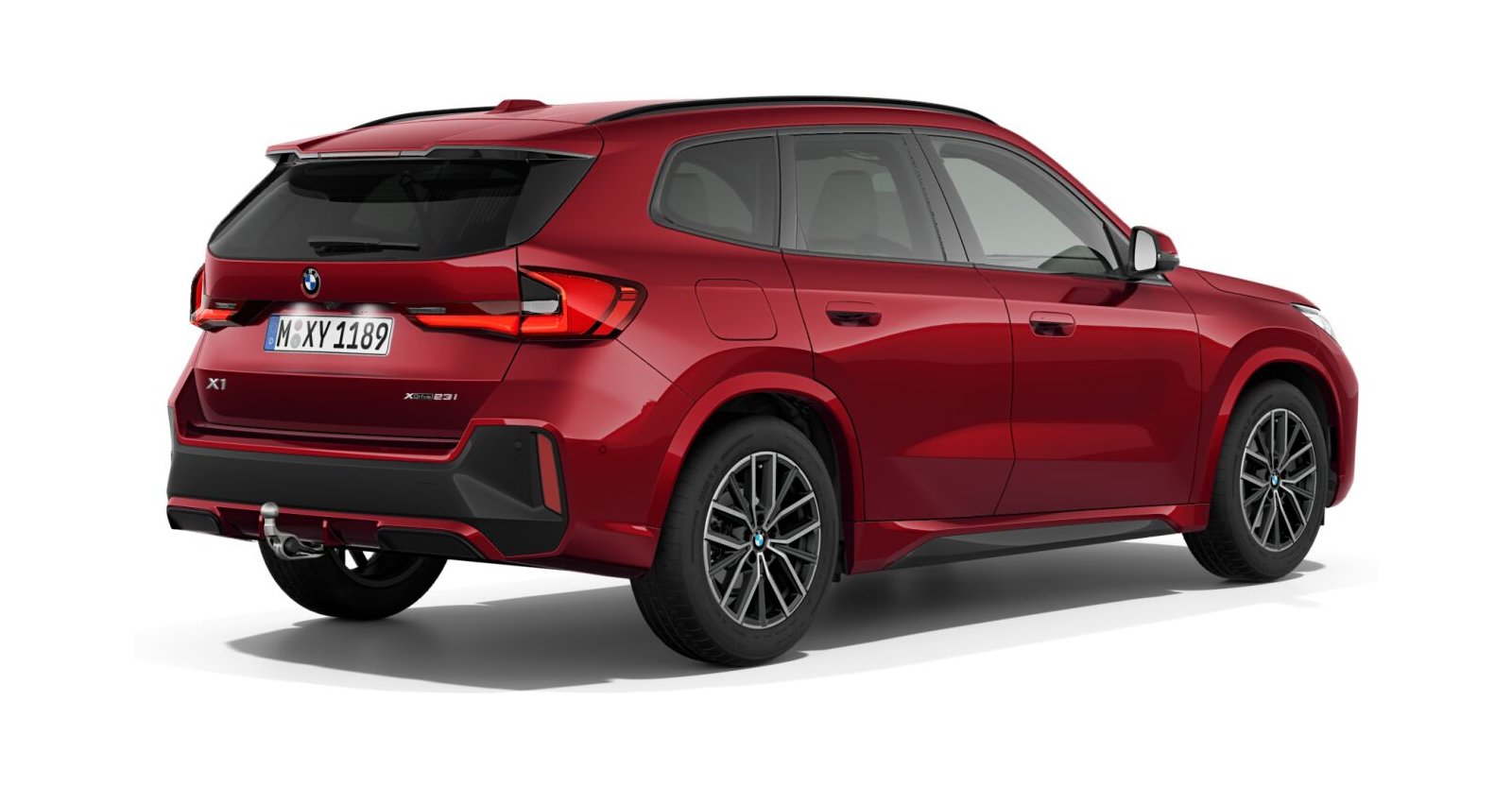 BMW BMW X in Rot von hinten