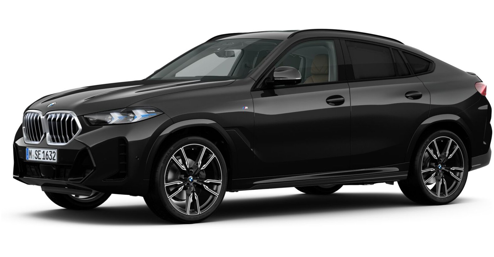 BMW BMW X in Schwarz von vorne