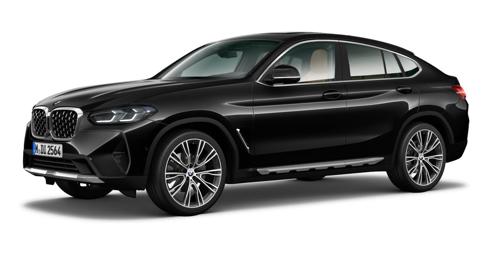 BMW BMW X in Schwarz von vorne
