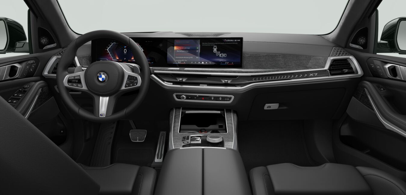 BMW BMW X im Innenraum von vorne
