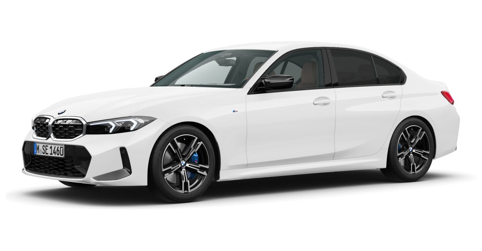 BMW BMW 3er in Weiß von vorne