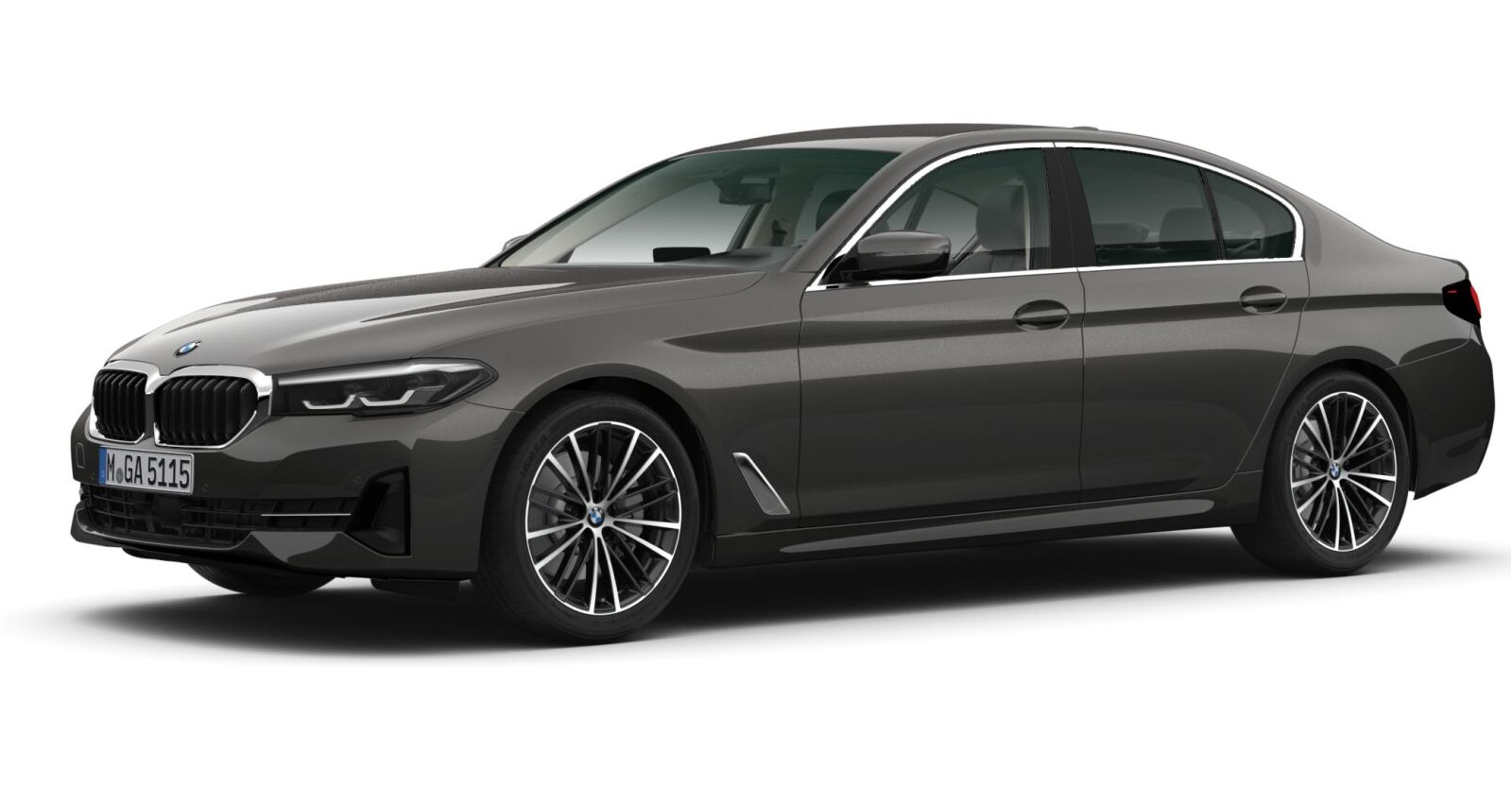 BMW BMW 5er in Grau von vorne BMW BMW 5er in Grau von vorne