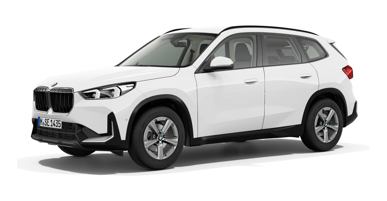 BMW X1 sDrive20d in Weiß von vorne