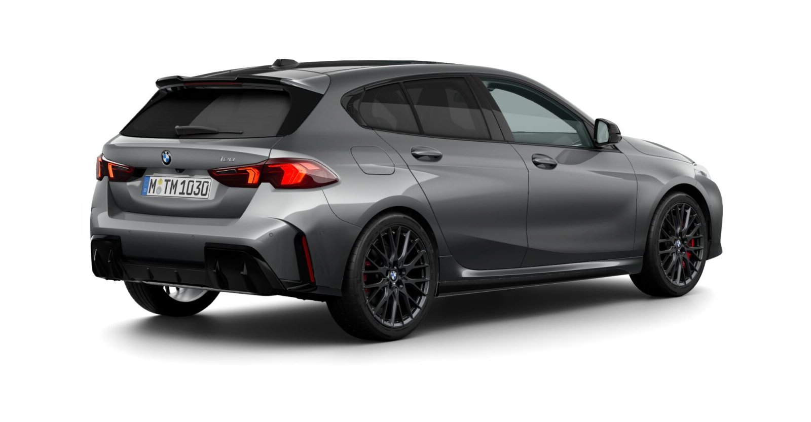 BMW BMW 1er in Grau von hinten