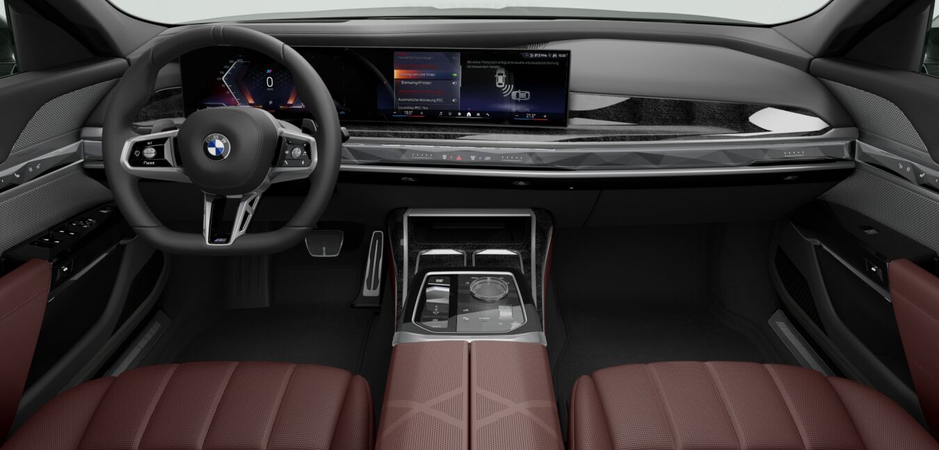 BMW BMW 7er im Innenraum von vorne