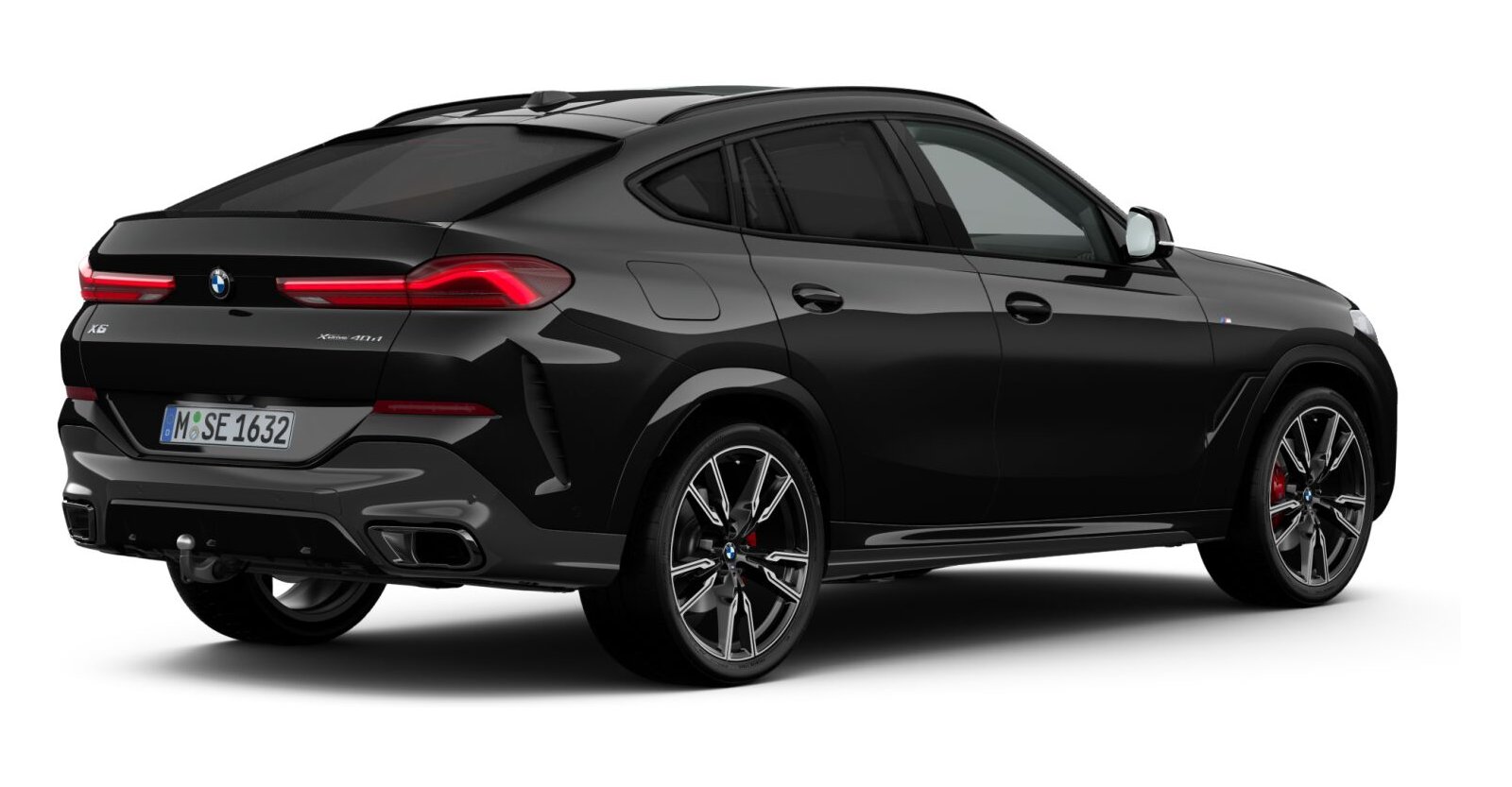 BMW BMW X in Schwarz von hinten BMW BMW X in Schwarz von hinten