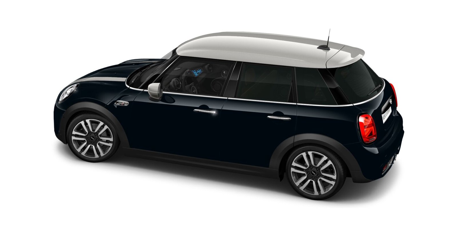 MINI MINI 5-Türer in Schwarz von hinten