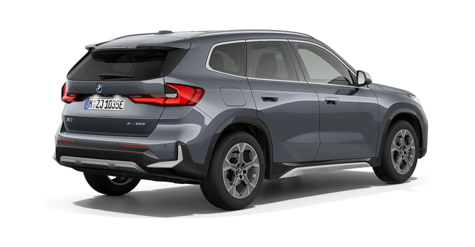 BMW BMW X in Grau von hinten