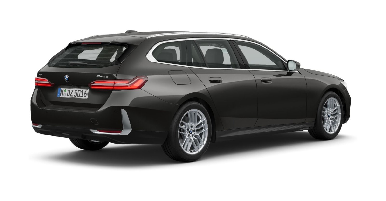 BMW BMW 5er in Grau von hinten BMW BMW 5er in Grau von hinten