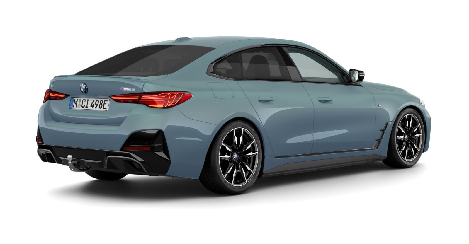 BMW BMW I in Grün von hinten