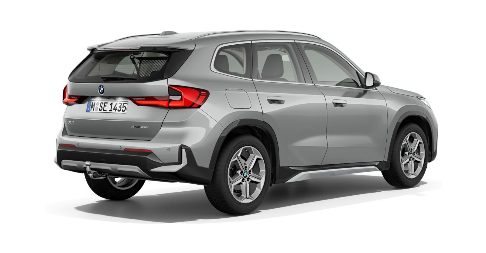 BMW BMW X in Silber von hinten BMW BMW X in Silber von hinten