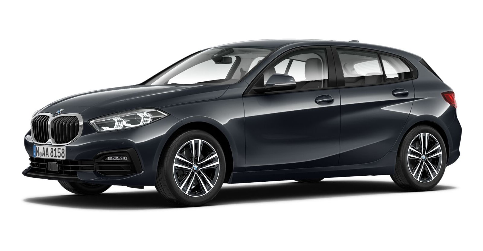 BMW BMW 1er in Grau von vorne BMW BMW 1er in Grau von vorne