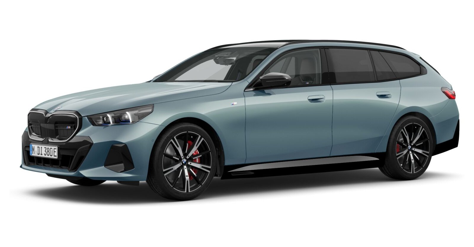 BMW BMW I in Grün von vorne