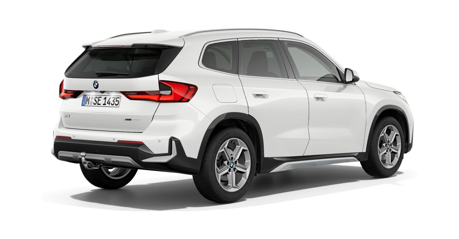 BMW BMW X in Weiß von hinten BMW BMW X in Weiß von hinten