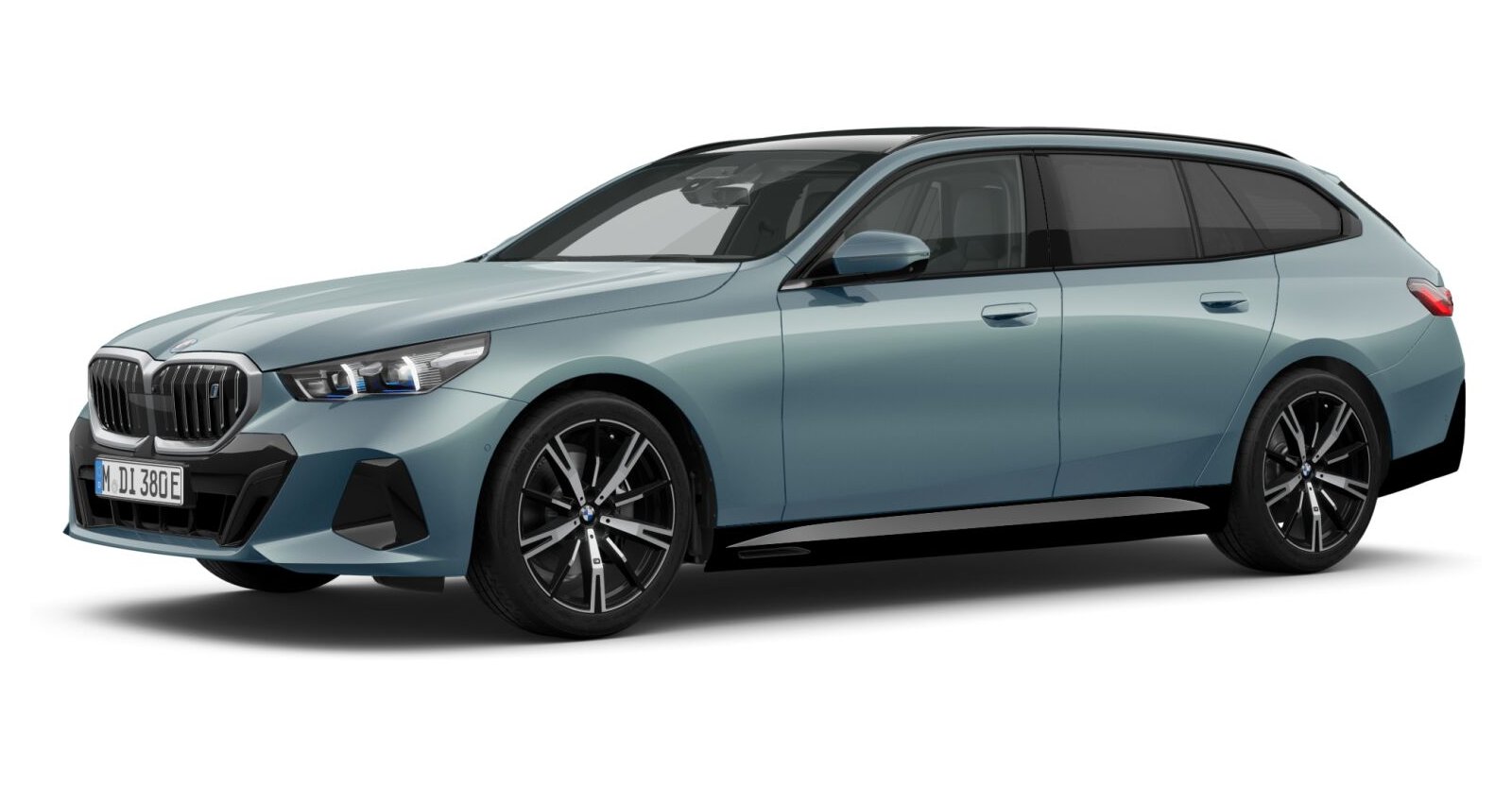 BMW BMW I in Grün von vorne