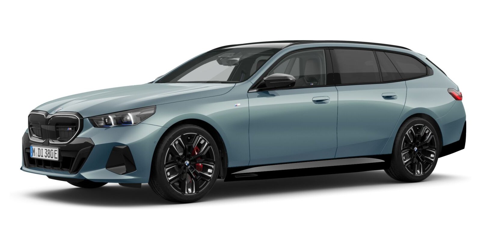 BMW BMW I in Grün von vorne