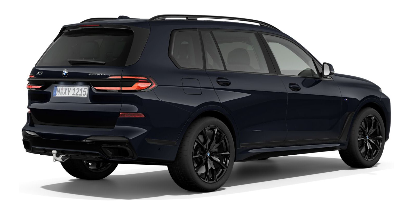 BMW BMW X in Schwarz von hinten BMW BMW X in Schwarz von hinten