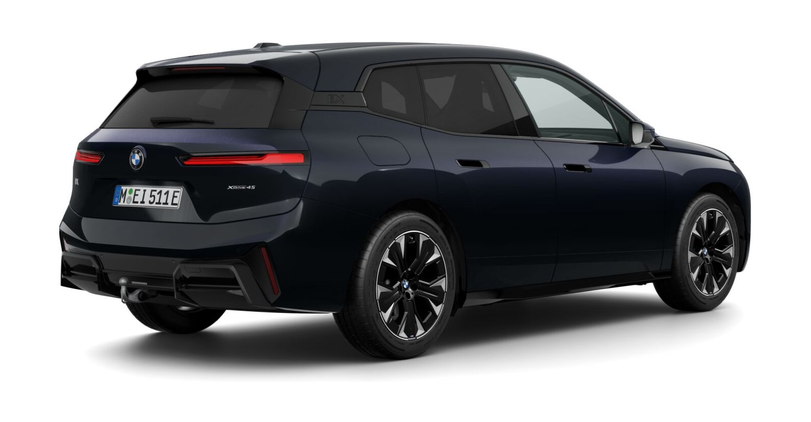 BMW BMW I in Schwarz von hinten