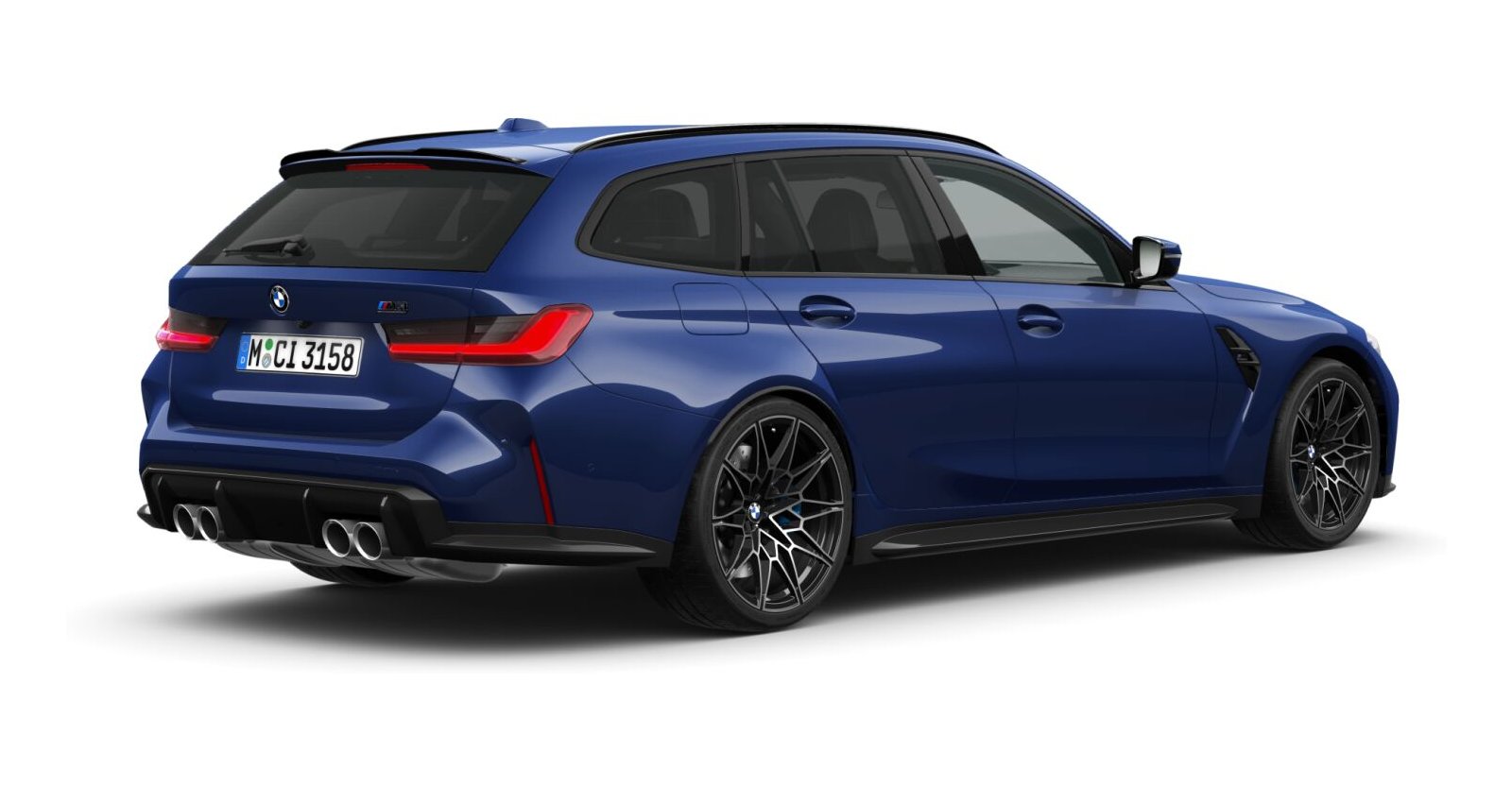 BMW BMW M in Blau von hinten BMW BMW M in Blau von hinten