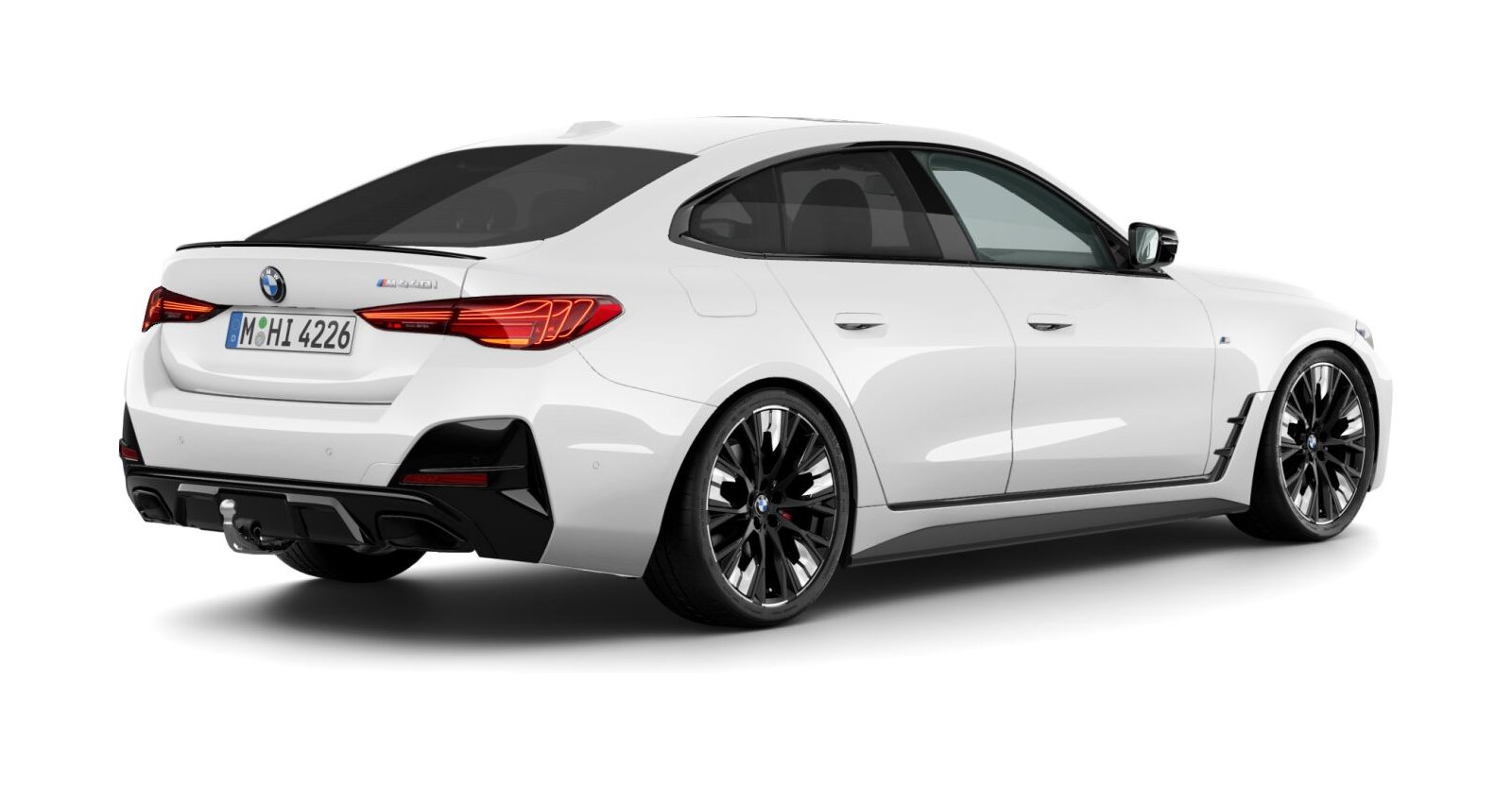 BMW BMW 4er in Weiß von hinten