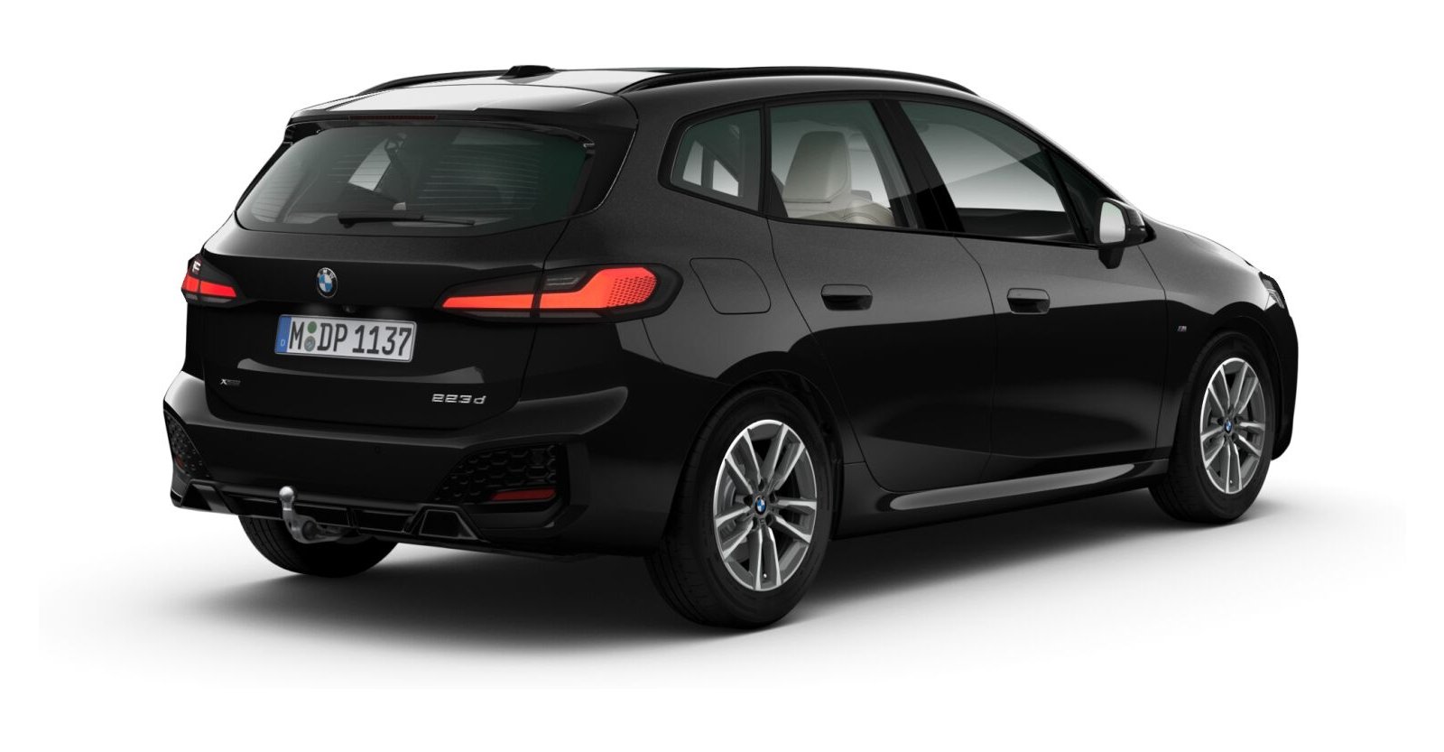 BMW BMW 2er in Schwarz von hinten BMW BMW 2er in Schwarz von hinten