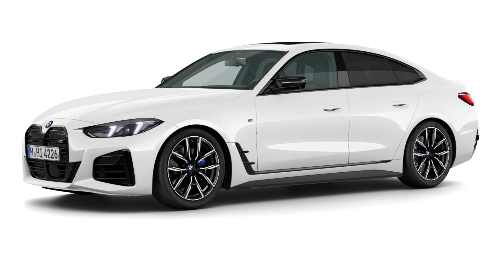 BMW BMW 4er in Weiß von vorne