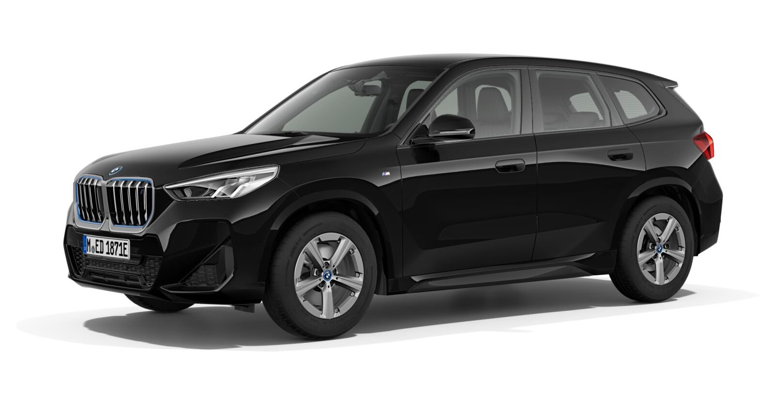 BMW BMW I in Schwarz von vorne BMW BMW I in Schwarz von vorne