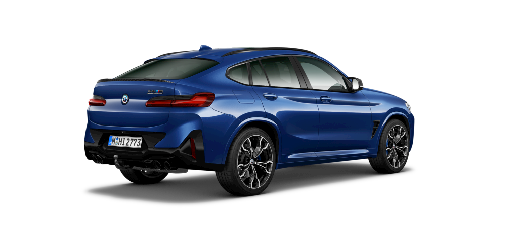 BMW BMW M in Blau von hinten BMW BMW M in Blau von hinten