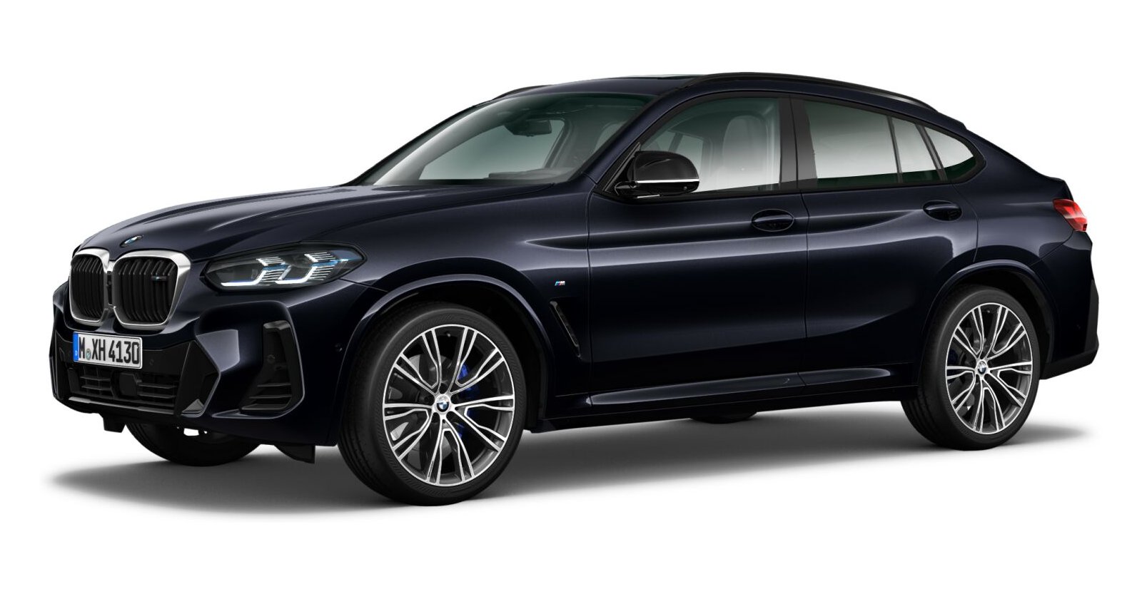 BMW BMW X in Schwarz von vorne