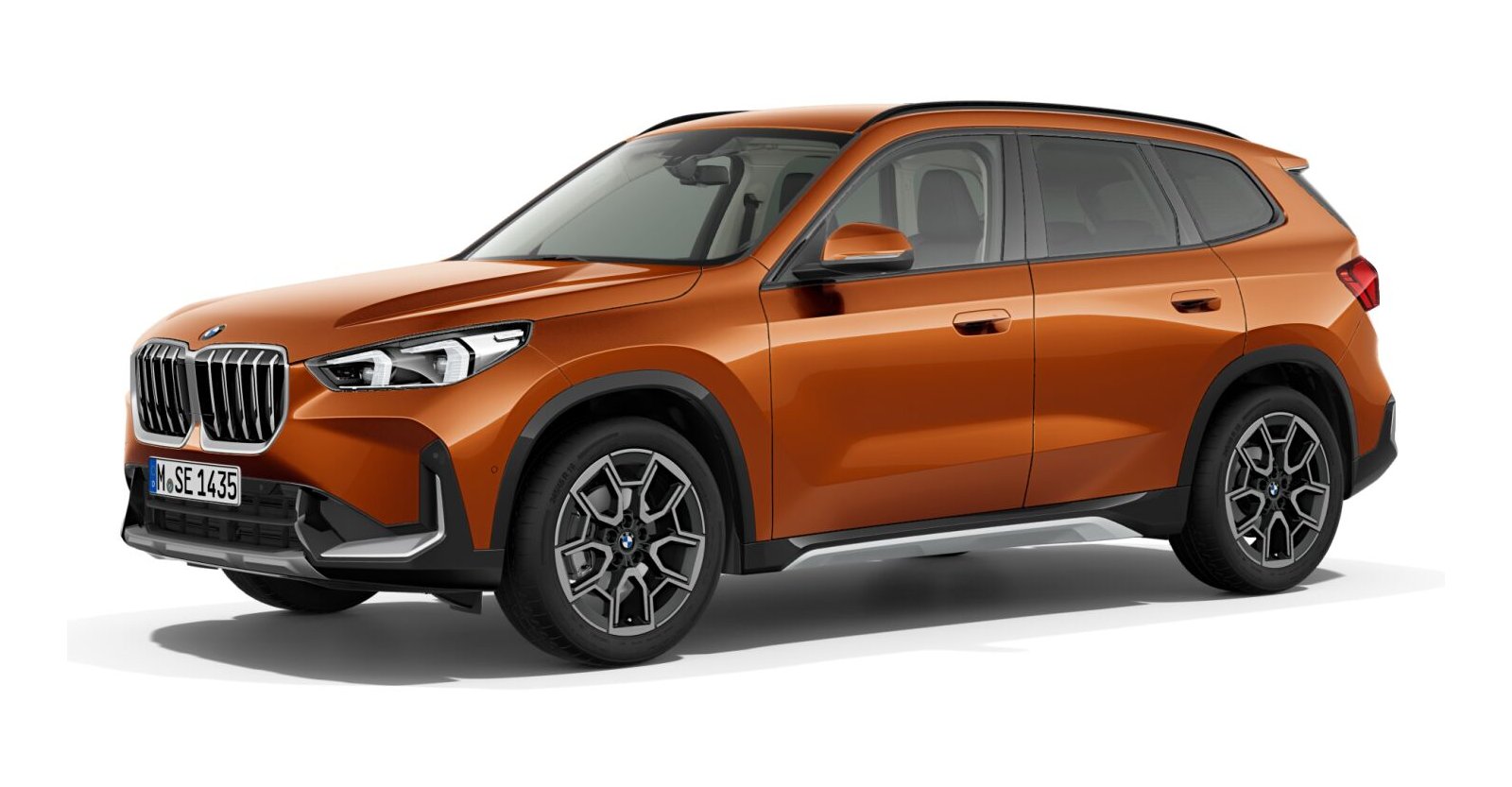 BMW BMW X in Orange von vorne BMW BMW X in Orange von vorne