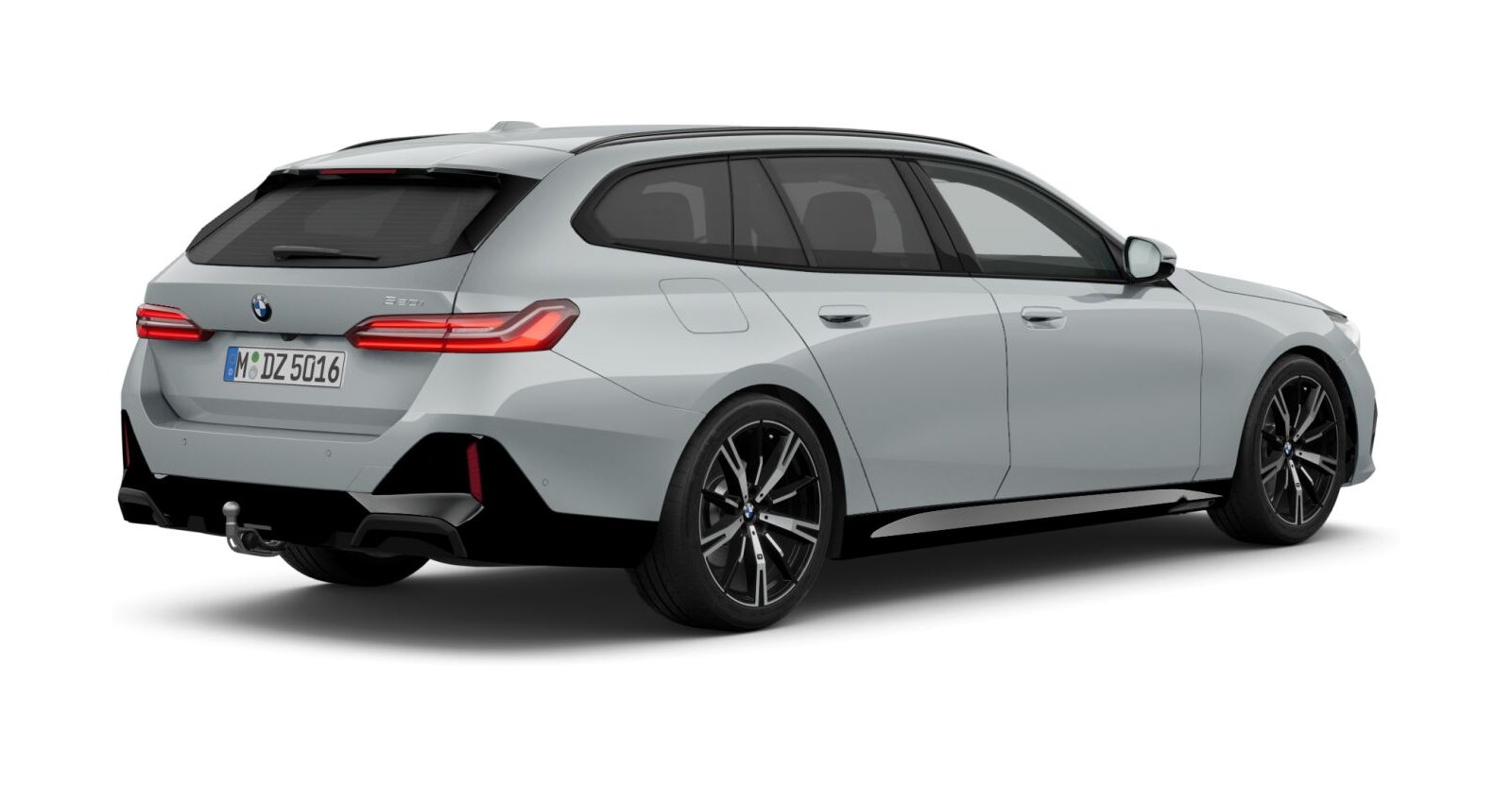 BMW BMW 5er in Grau von hinten BMW BMW 5er in Grau von hinten