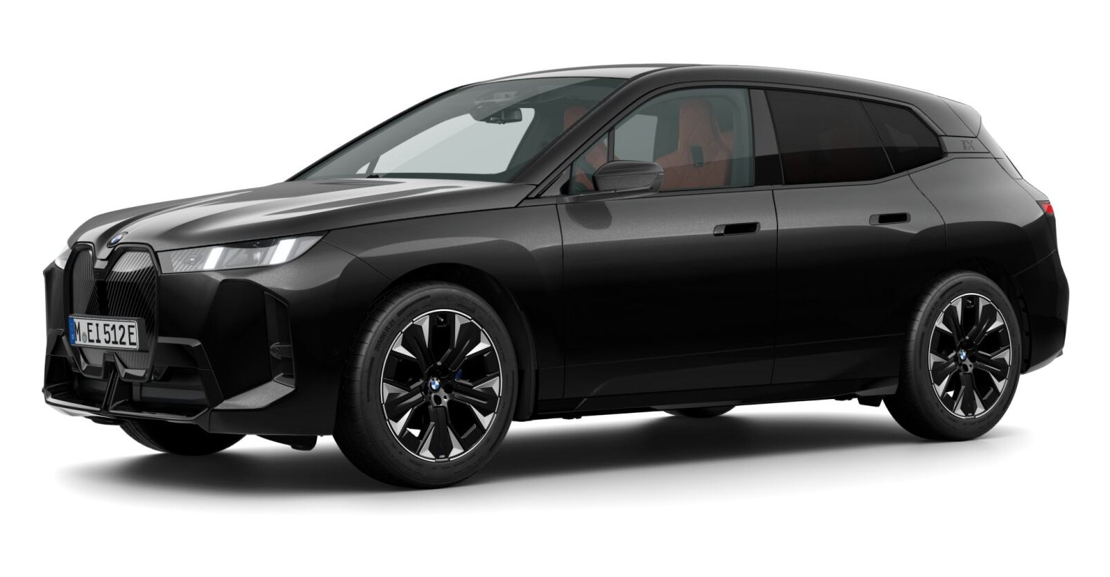 BMW BMW I in Schwarz von vorne BMW BMW I in Schwarz von vorne