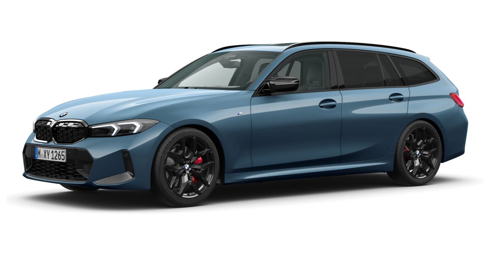 BMW BMW 3er in Blau von vorne