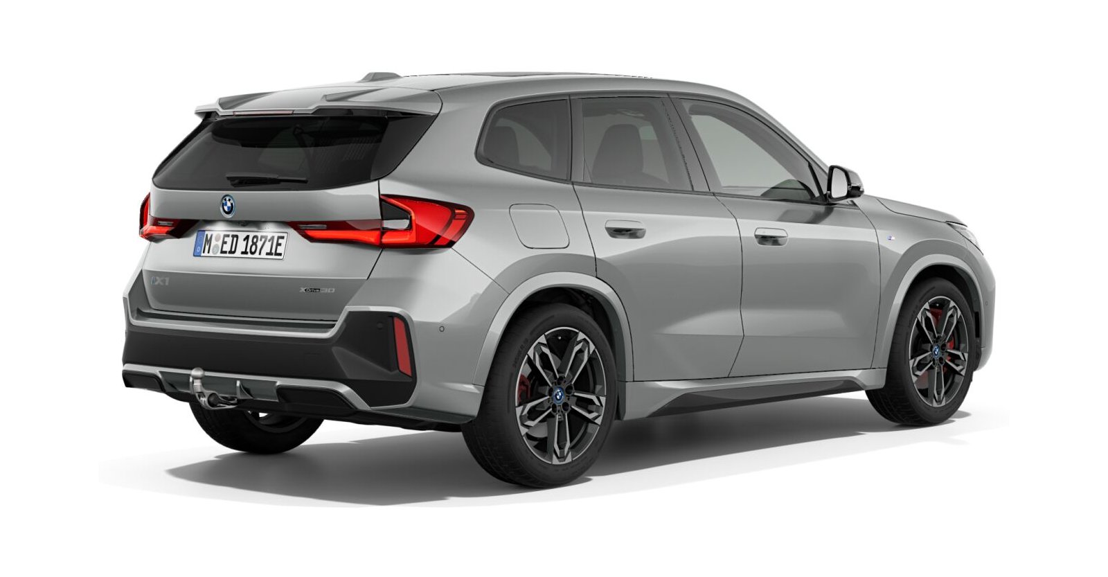 BMW BMW I in Grau von hinten BMW BMW I in Grau von hinten