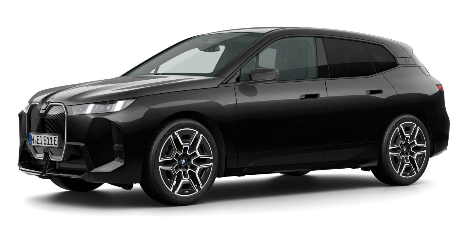 BMW BMW I in Schwarz von vorne BMW BMW I in Schwarz von vorne