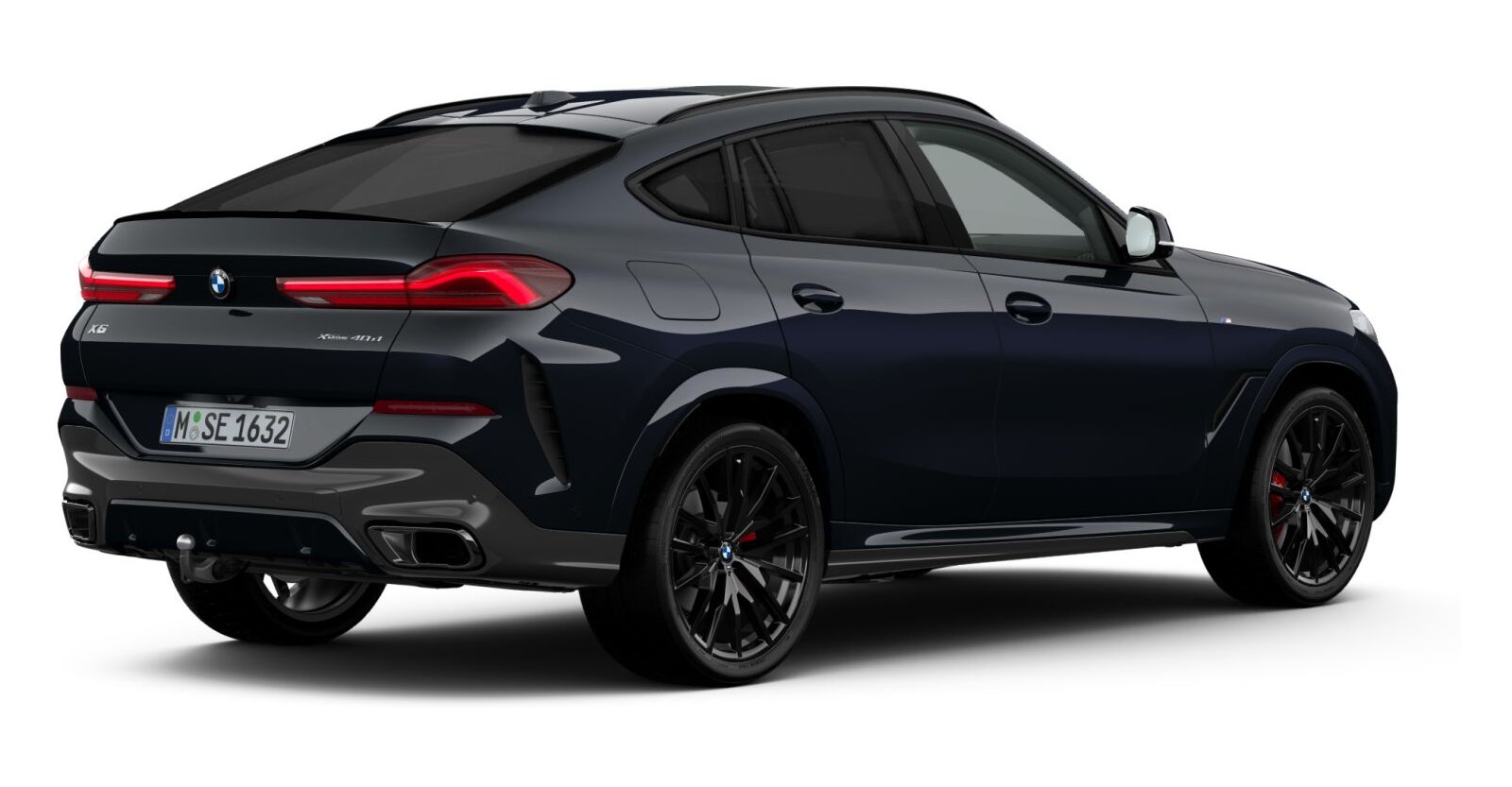 BMW BMW X in Schwarz von hinten BMW BMW X in Schwarz von hinten