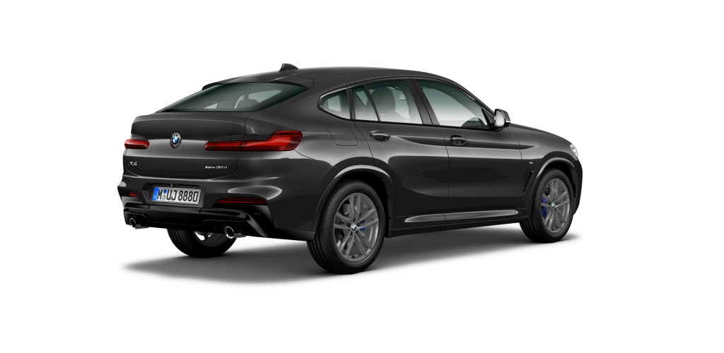 BMW BMW X in Grau von hinten BMW BMW X in Grau von hinten