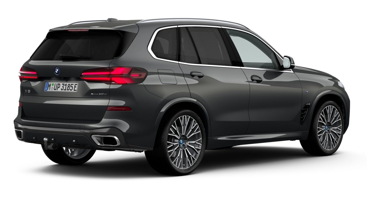 BMW BMW X in Grau von hinten