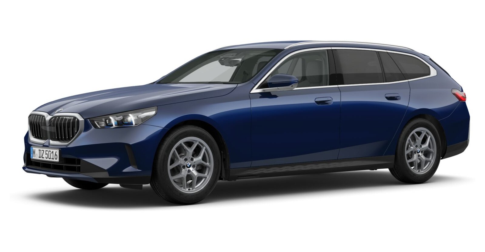 BMW 520d xDrive Touring in Blau von vorne BMW 520d xDrive Touring in Blau von vorne