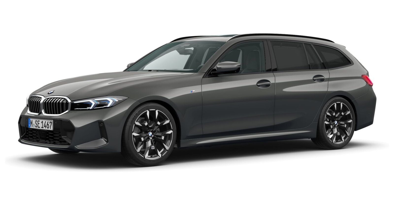 BMW BMW 3er in Grau von vorne