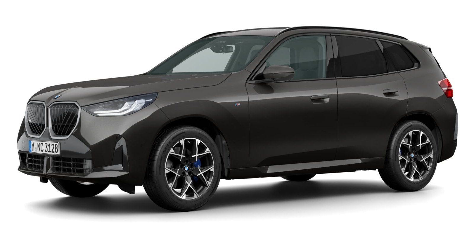 BMW X3 20d xDrive in Grau von vorne