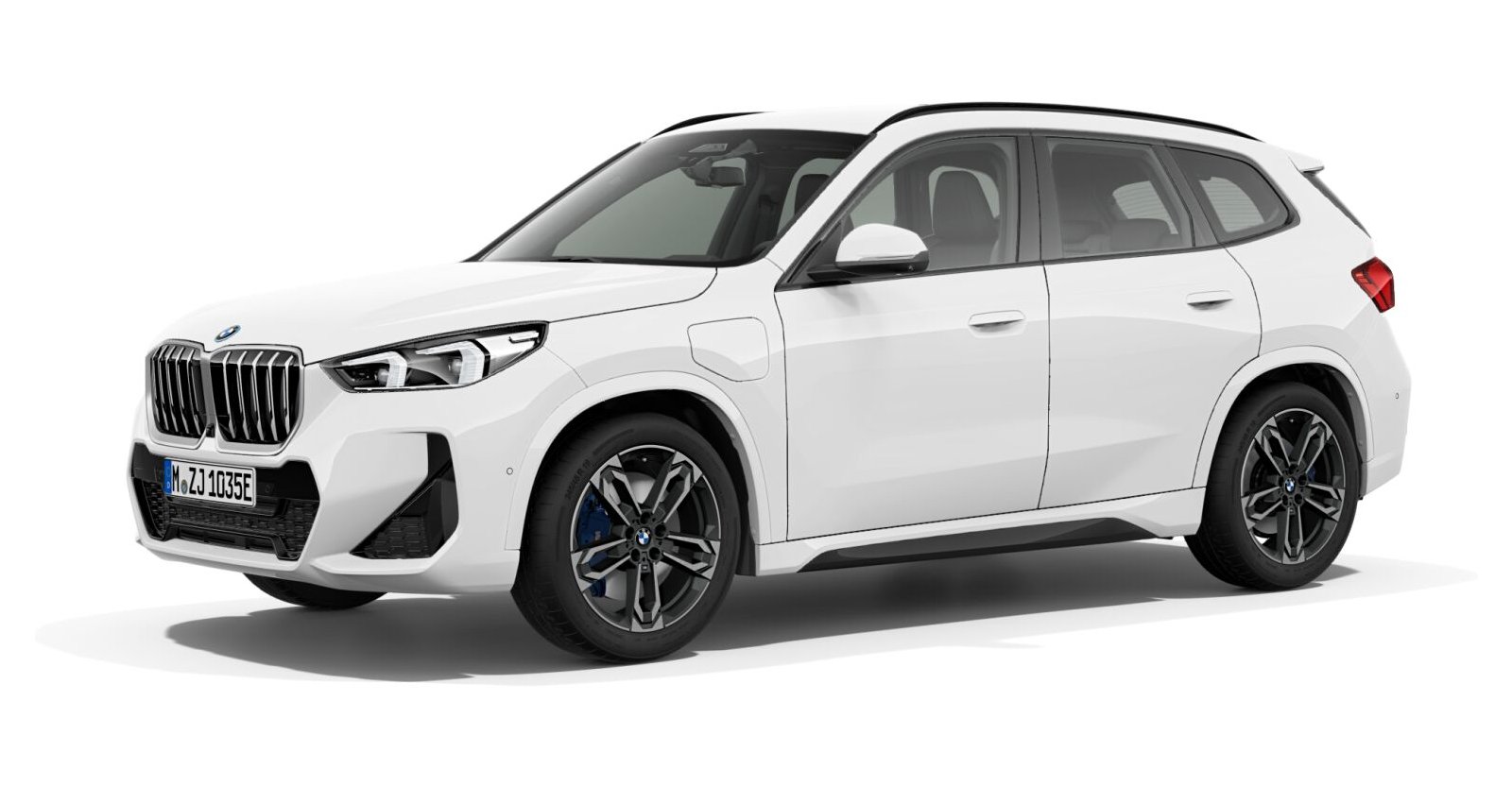 BMW X1 xDrive30e in Weiß von vorne BMW X1 xDrive30e in Weiß von vorne