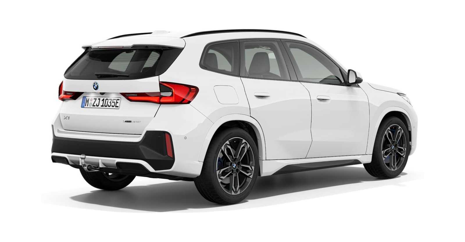 BMW BMW X in Weiß von hinten BMW BMW X in Weiß von hinten
