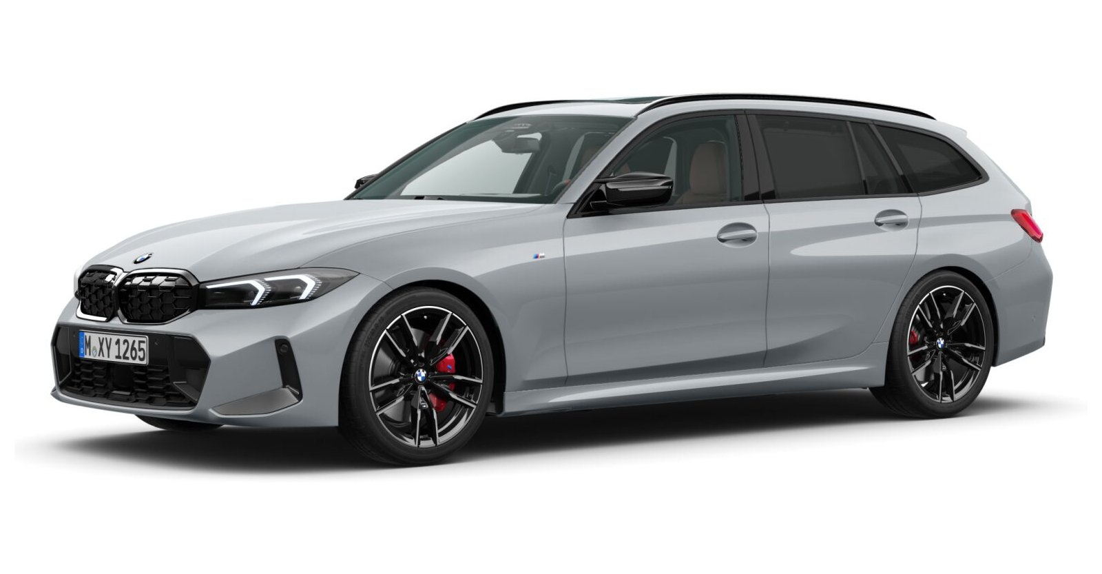 BMW BMW 3er in Grau von vorne