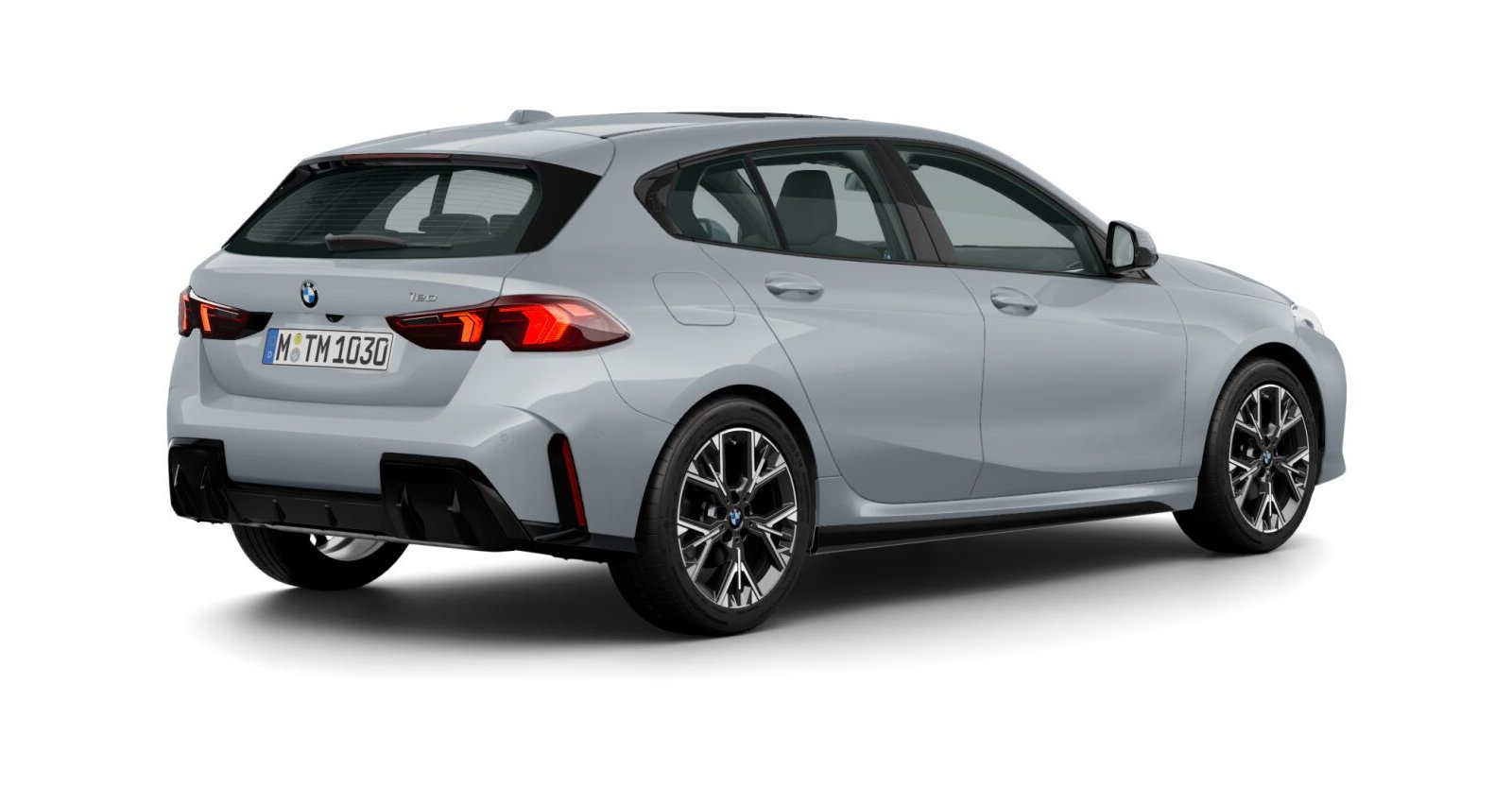 BMW BMW 1er in Grau von hinten
